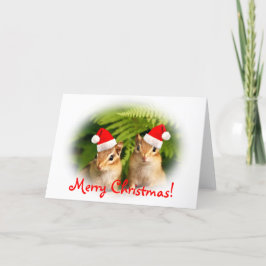 Frohe Weihnachts-Chipkarten Feiertagskarte