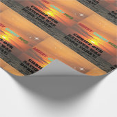 Frohe Weihnachts Christus unser Retter ist heute G Geschenkpapier (Ecke)