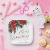 Frohe Weihnachts Classic Wreath Weihnachts-Party Pappteller (Party)