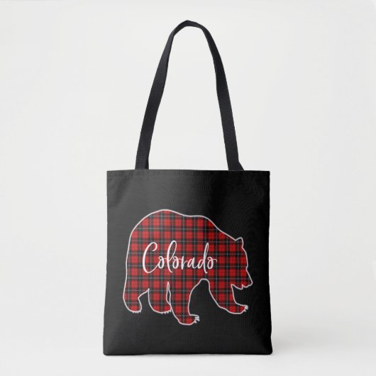 Frohe Weihnachts-Colorado-Stil Tasche (Vorderseite)