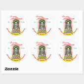 Frohe Weihnachts-Cookie Baker Cat Stickers (Blatt)