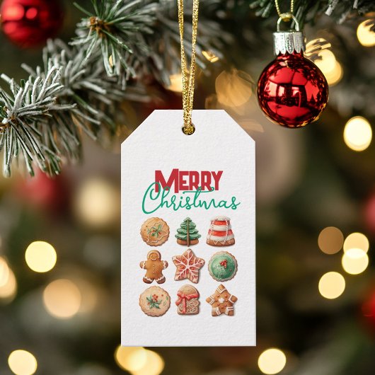 Frohe Weihnachts-Cookie Exchange Feiertag Party Geschenkanhänger