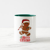 Frohe Weihnachts coole Ingwer Snap-Cookie Tasse De (Mittel)