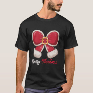 Frohe Weihnachts Coquette Bow Weihnachten Weihnach T-Shirt