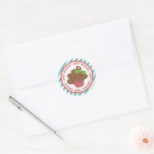Frohe Weihnachts Cupcake Stickers (Umschlag)