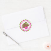 Frohe Weihnachts Cupcake Stickers (Umschlag)