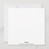 Frohe Weihnachts Custom Family Foto Feiertagskarte (Rückseite)