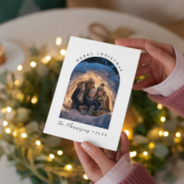 Frohe Weihnachts Custom Family Foto Feiertagskarte