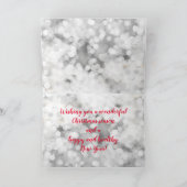 Frohe Weihnachts Custom Foto Celebration Feiertagskarte (Innenseite)