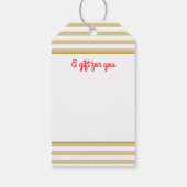 Frohe Weihnachts Custom Foto Name Einfache Niedlic Geschenkanhänger (Rückseite)