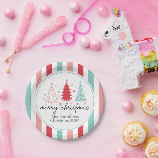 Frohe Weihnachts-Custom Paper Teller (Party)