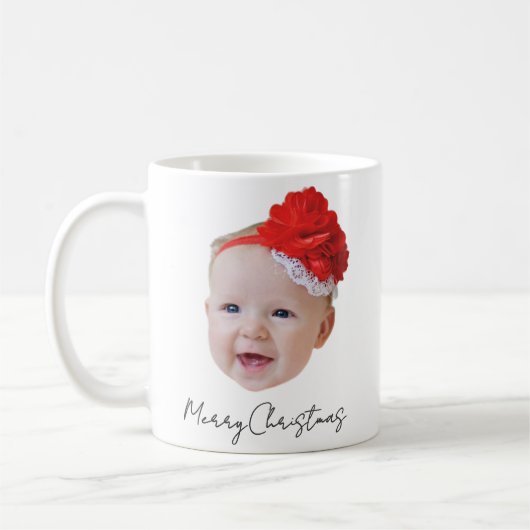 Frohe Weihnachts Custom Weihnachtsgeschenk Idee Kaffeetasse (Links)