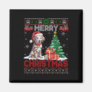 Frohe Weihnachts-Dalmatiner Hund Lover Familie Ugl Magnet