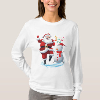 Frohe Weihnachts-Dance-Party T-Shirt
