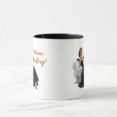 Frohe Weihnachts-Darling(Personalisierte Tasse) Tasse (Zentrum)
