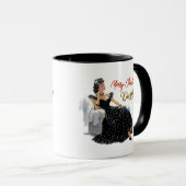 Frohe Weihnachts-Darling(Personalisierte Tasse) Tasse (VorderseiteRechts)