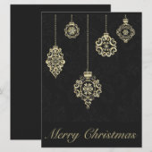 Frohe Weihnachts-Dekorative Rose Gold Geometry (Vorne/Hinten)