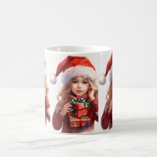 Frohe Weihnachts-Design-Tasse| Kaffeetasse (Mittel)