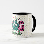 Frohe Weihnachts Dog Mama Tasse (VorderseiteRechts)