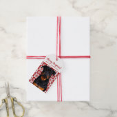 Frohe Weihnachts Dogmas Rottweiler Festival Red Geschenkanhänger (Mit Garn)