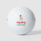 Frohe Weihnachts-Doktor-Wertschätzung Holiday Desi Golfball (Vorderseite)