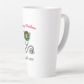 Frohe Weihnachts-Doktor-Wertschätzung Holiday Desi Milchtasse (Rechte Ecke)