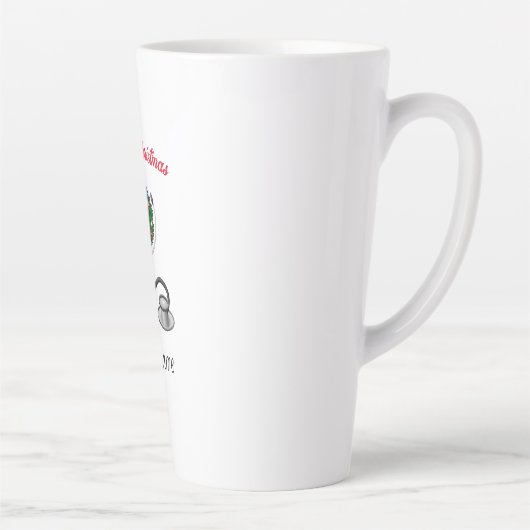 Frohe Weihnachts-Doktor-Wertschätzung Holiday Desi Milchtasse (Rechts)