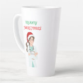 Frohe Weihnachts-Doktor-Wertschätzung Holiday Desi Milchtasse (Linke Ecke)
