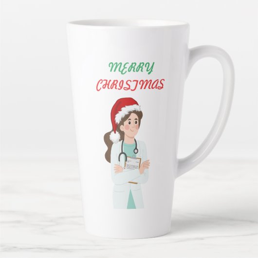 Frohe Weihnachts-Doktor-Wertschätzung Holiday Desi Milchtasse (Rechts)