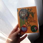 Frohe Weihnachts Dragon Geek Holidays Postkarte