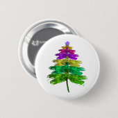 Frohe Weihnachts-Dragonfly Weihnachtsbaum T Shirt Button (Vorne & Hinten)
