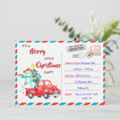 Frohe Weihnachts-Einladung Weihnachten Party laden Einladung (Stehend Vorderseite)