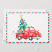 Frohe Weihnachts-Einladung Weihnachten Party laden Einladung (Rückseite)