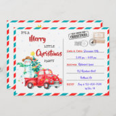 Frohe Weihnachts-Einladung Weihnachten Party laden Einladung (Vorne/Hinten)