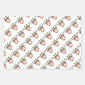 Frohe Weihnachts-Elch Wrapping Papier Blätter (Vorderseite)