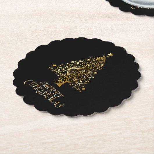 Frohe Weihnachts-elegantes Design Untersetzer (angewinkelt)