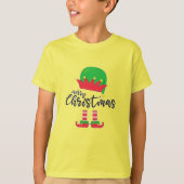 Frohe Weihnachts Elf Basic Kid's Unisex T - Shirt (Vorderseite)