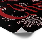 Frohe Weihnachts-Elf Design 1 - Feiertage Print Poster (Ecke)