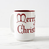 Frohe Weihnachts-Elf-Design 1 - Tasse (Vorderseite Links)