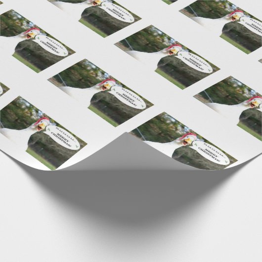 Frohe Weihnachts-Entenpackpapier Geschenkpapier (Ecke)
