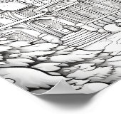 Frohe Weihnachts-Erwachsenenfarben Poster (Ecke)