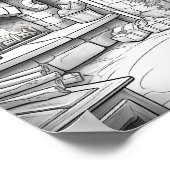 Frohe Weihnachts-Erwachsenenfarben Poster (Ecke)