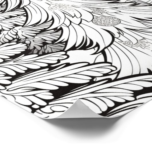 Frohe Weihnachts-Erwachsenenfarben Poster (Ecke)