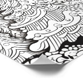 Frohe Weihnachts-Erwachsenenfarben Poster (Ecke)