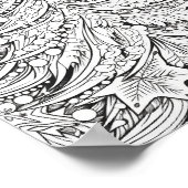 Frohe Weihnachts-Erwachsenenfarben Poster (Ecke)