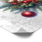 Frohe Weihnachts-Fairy-Poster Poster (Ecke)