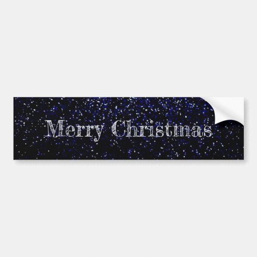 Frohe Weihnachts-Fairy-Staub-Design Autoaufkleber (Vorne)