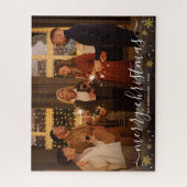 Frohe Weihnachts Familie Foto Gedenken Puzzle (Vertikal)