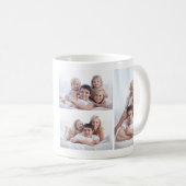 Frohe Weihnachts Familie Foto Geschenk Kaffeetasse (VorderseiteRechts)
