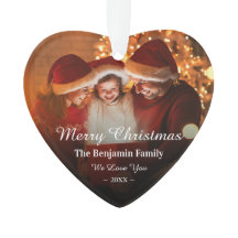 Frohe Weihnachts Familie Foto personalisieren